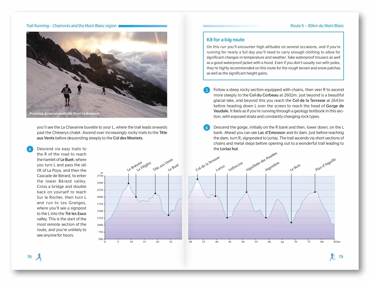 Trail Running - Chamonix and the Mont Blanc Region: 40 routes in the Chamonix Valley, Italy and Switzerland