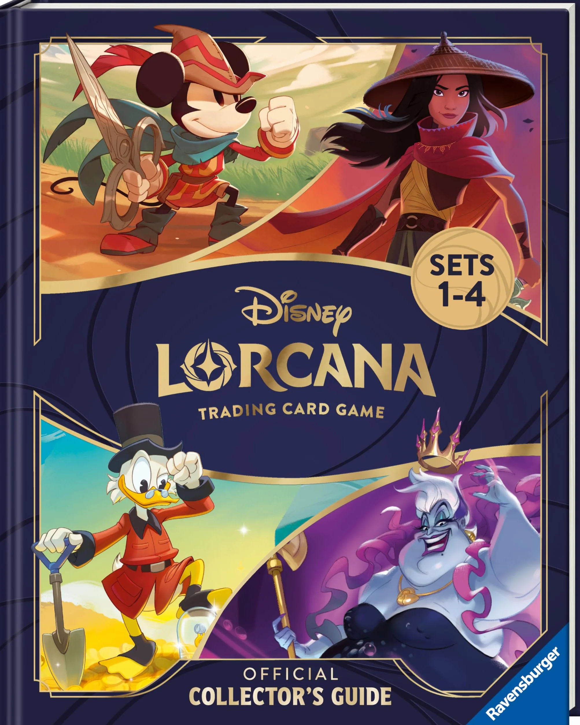 Disney Lorcana Trading Card Game Official Collector's Guide Sets 1-4 EN