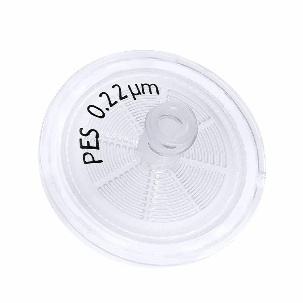 Filtr strzykawkowy, ABLUO, 33 mm, membrana PES, 0,22 µm, obudowa PP, 10 szt