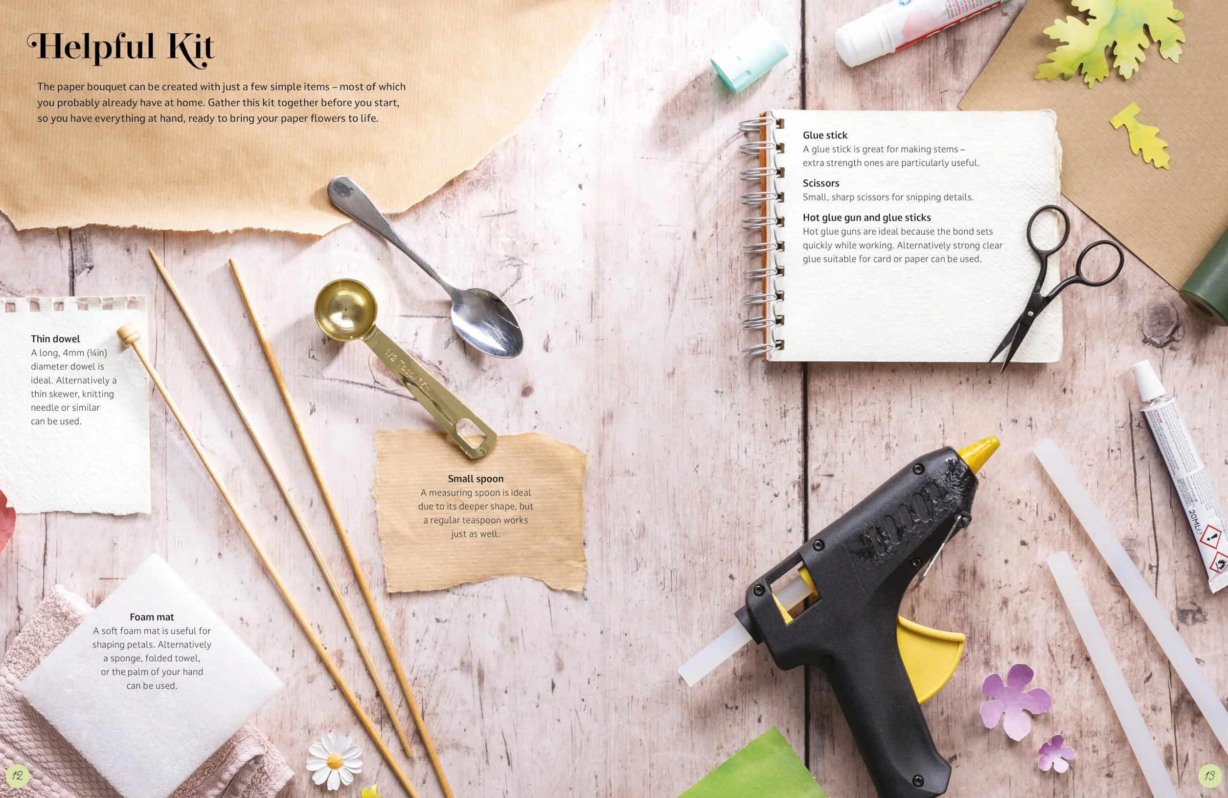 The Bouquet in a Book: Pre-Punched Pages to Press Out and Make: 1