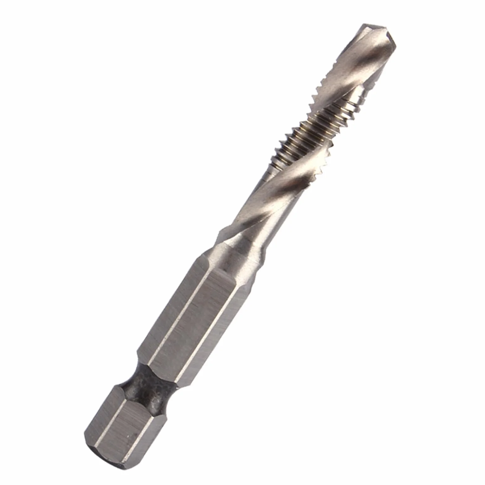 Metric Tap and Die Set M6 HSS Thread Cutting Tools 1/4 Inch Hex Shank for Workshop Tool Kit Professional Thread Repair