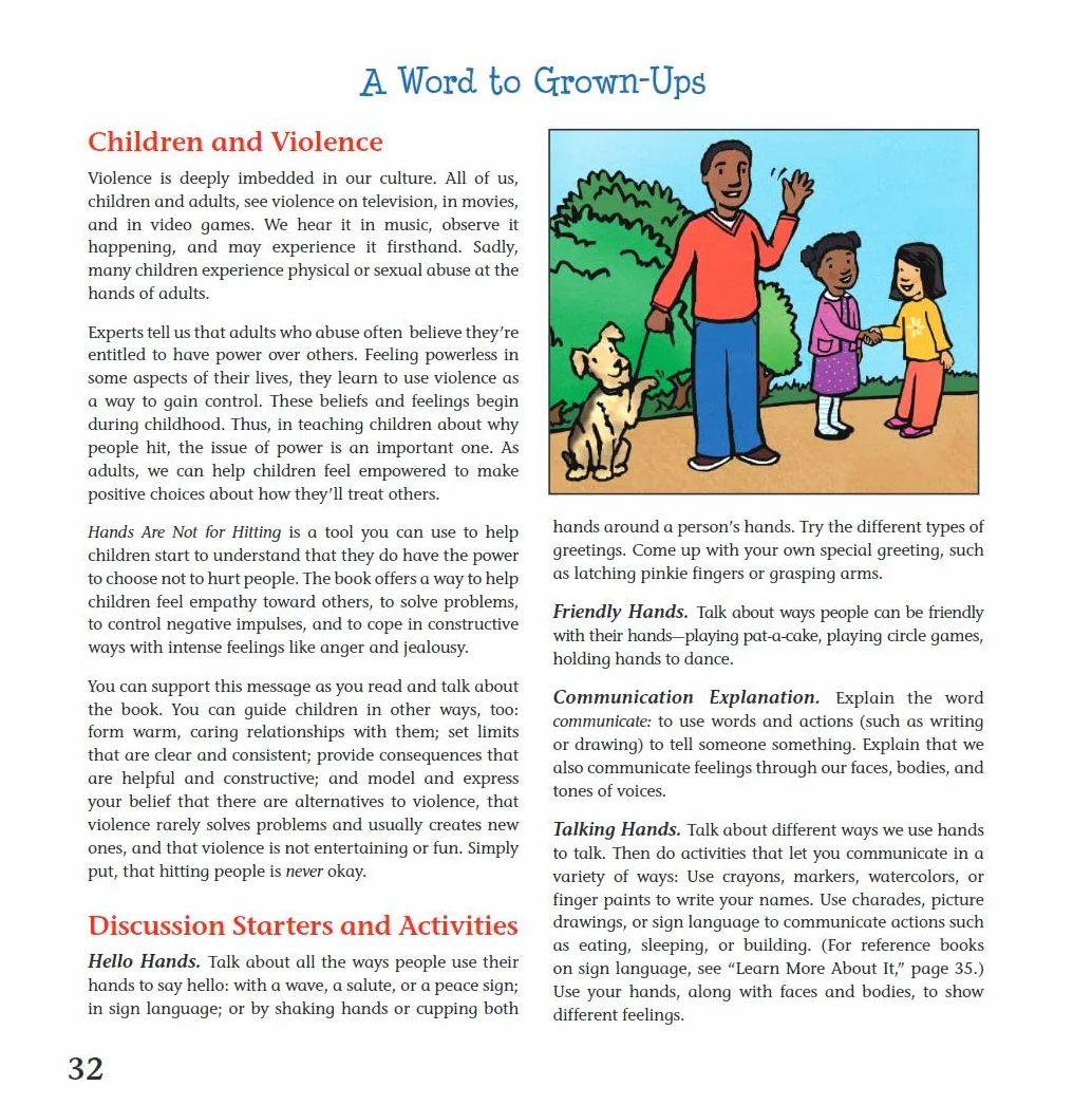 Hands Are Not for Hitting Revised & Updated Ages 4-7 Paperback