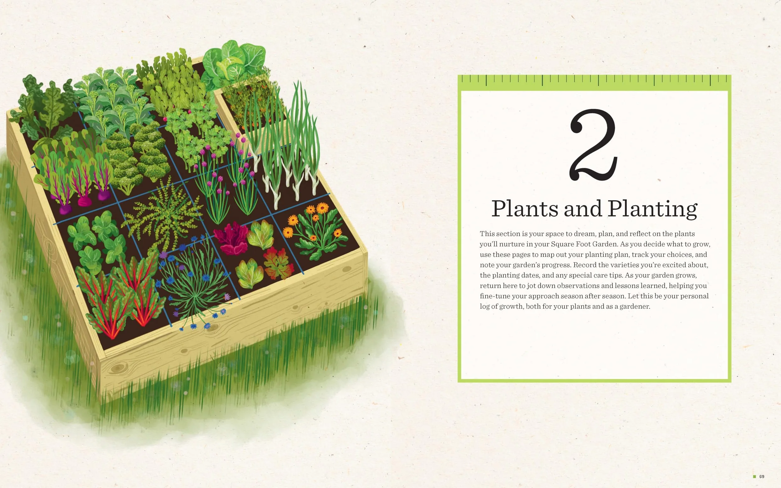 Square Foot Gardening Planner: 3-Year Journal for Planning, Planting, and Care