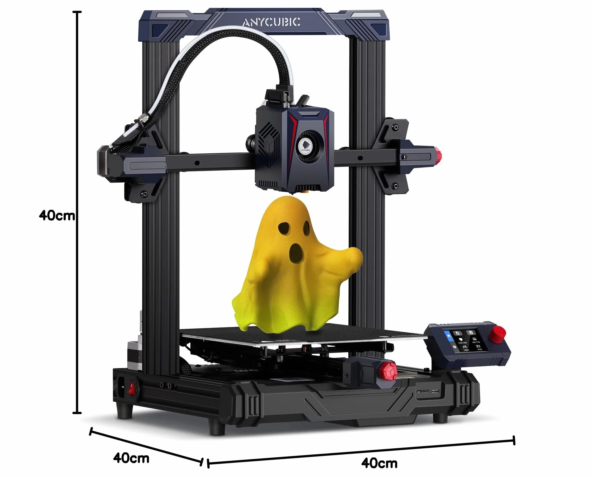 Drukarka 3D Anycubic Kobra 2 Neo, 250 mm/s, wysoka prędkość, szybsze drukowanie, łatwa obsługa dla początkujących, automatyczne poziomowanie LeviQ 2.0