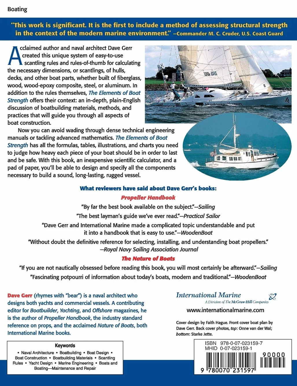 The Elements of Boat Strength: For Builders, Designers, and Owners