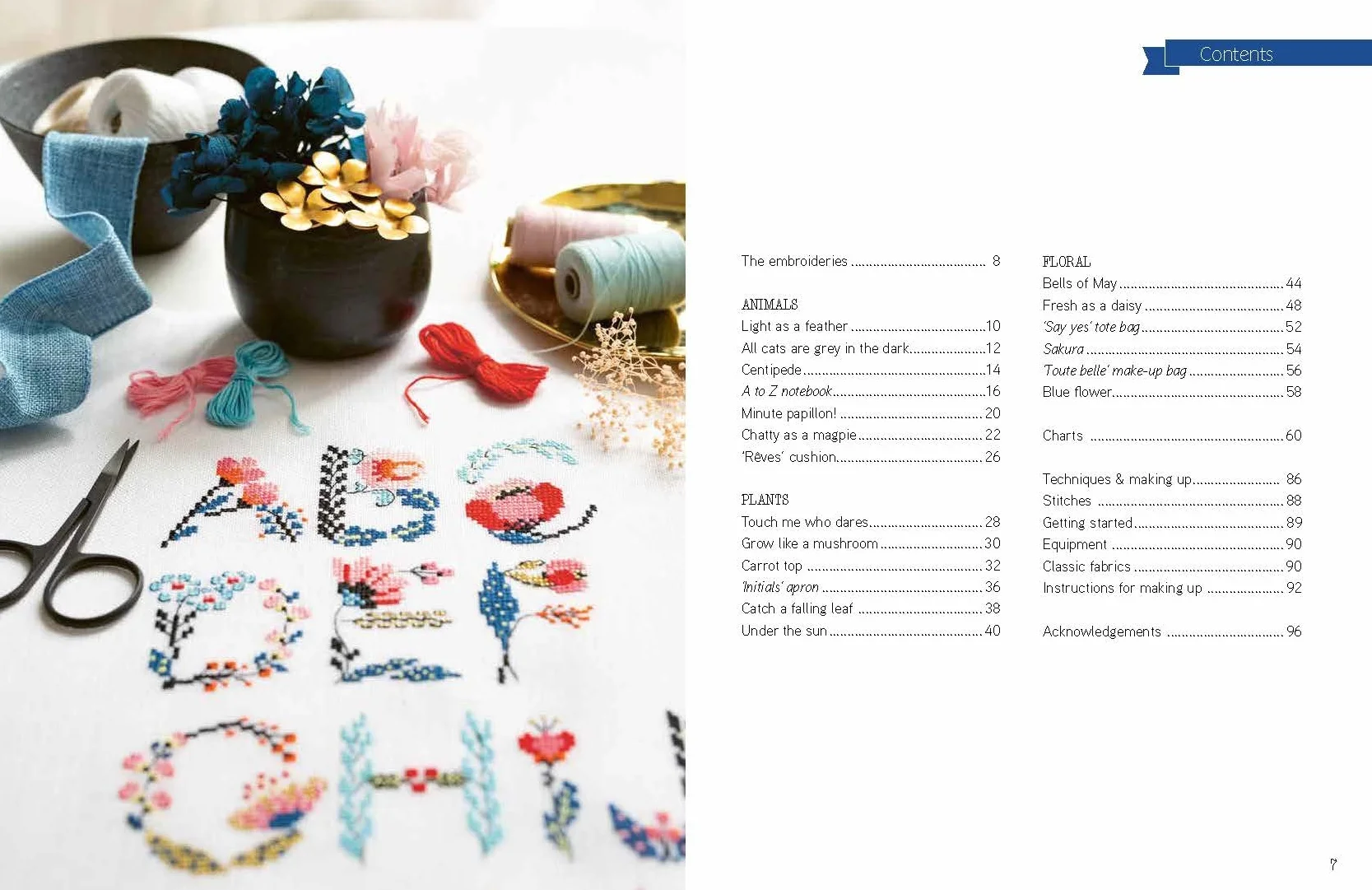Cross Stitch Alphabets: 14 Beautiful Nature-Inspired Designs
