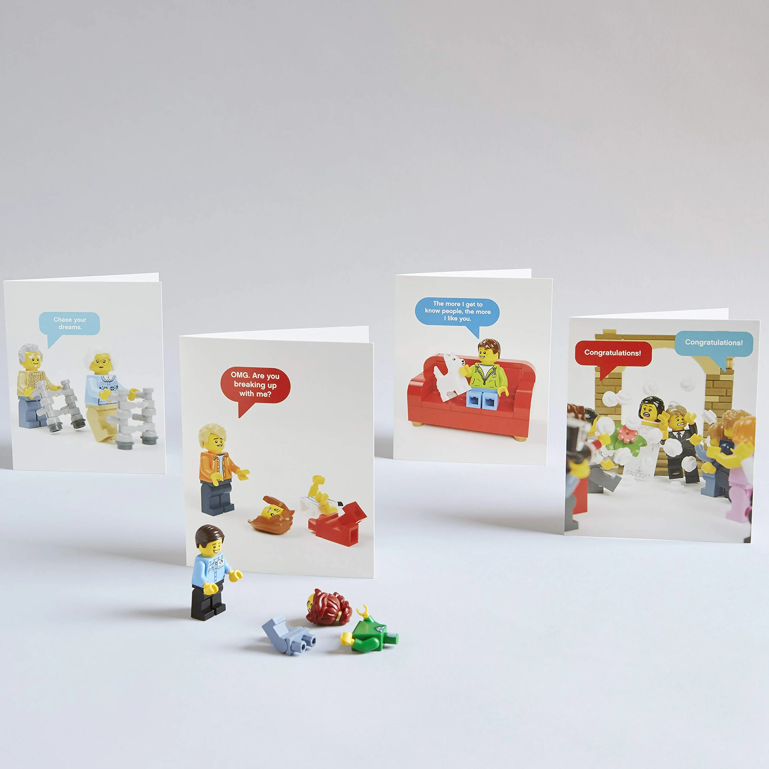 LEGO Minifigure Notes: 20 Notecards and Envelopes