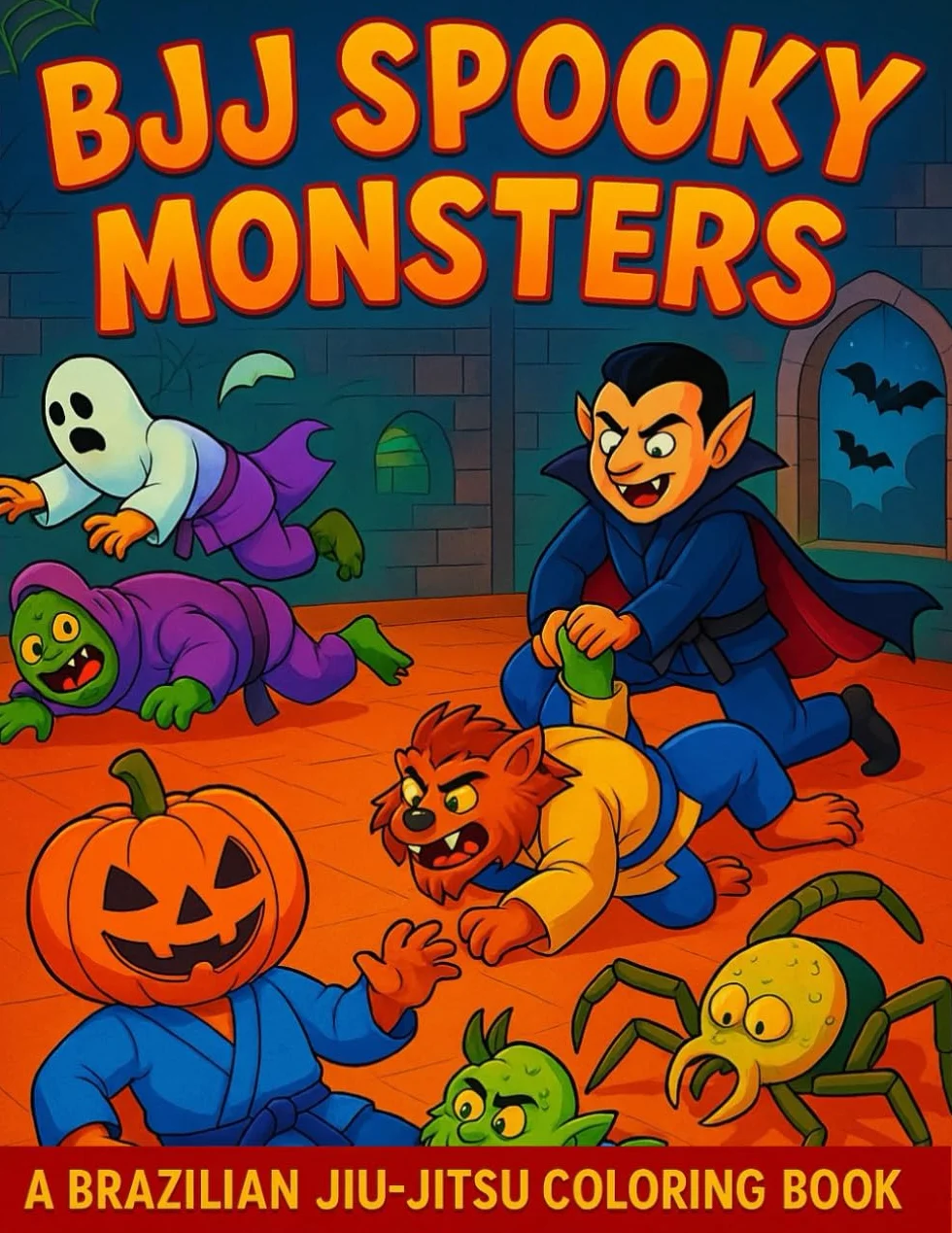 BJJ Spooky Monsters: A Brazilian Jiu-Jitstu Coloring Book