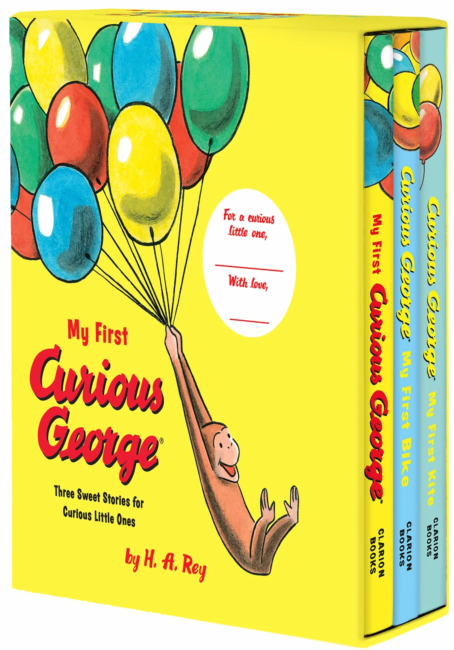 My First Curious George 3-Book Box Set: My First Curious George, Curious George: My First Bike, Curious George: My First Kite