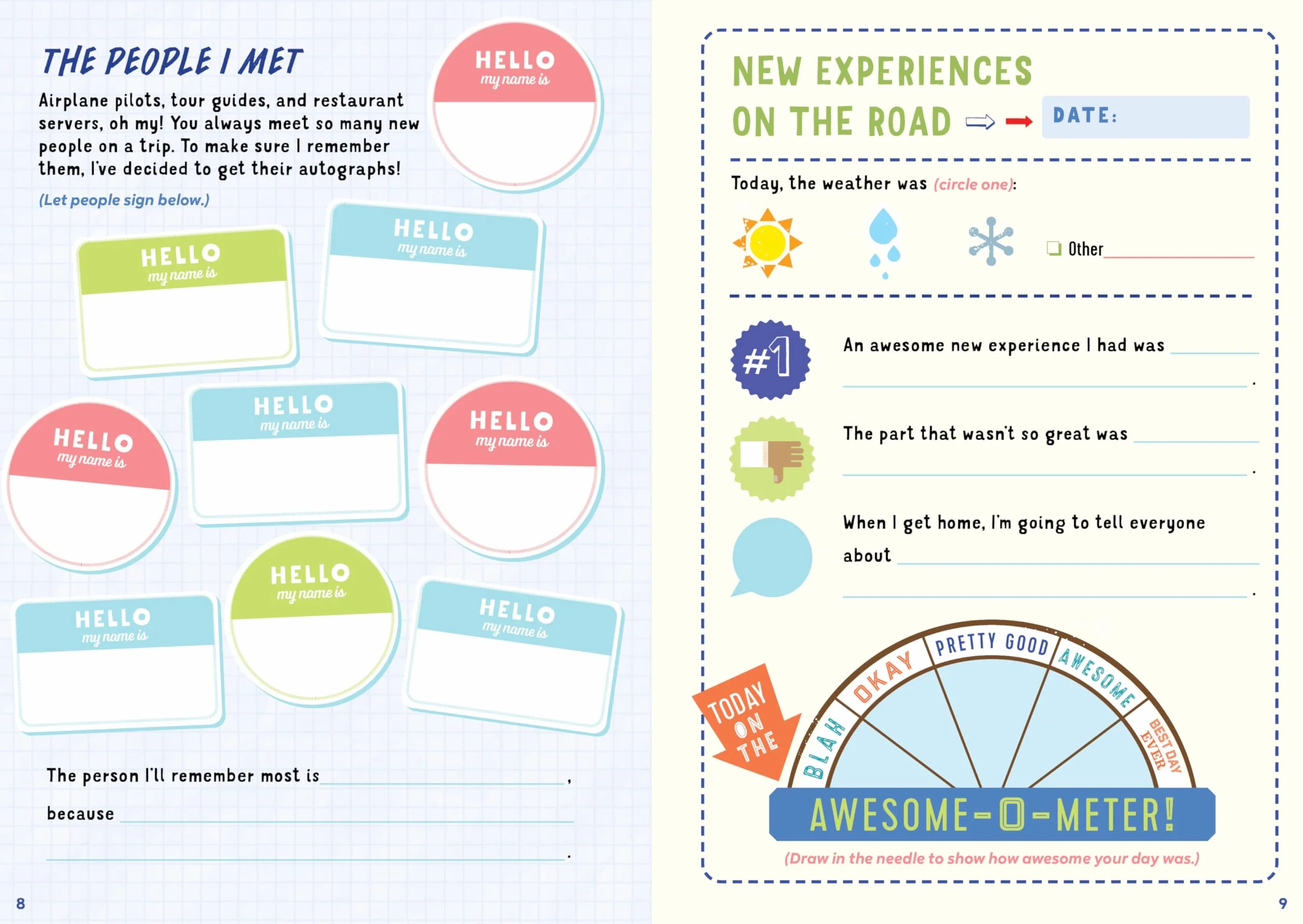 Travel Journal for Kids: Awesome Activities for Your Adventures