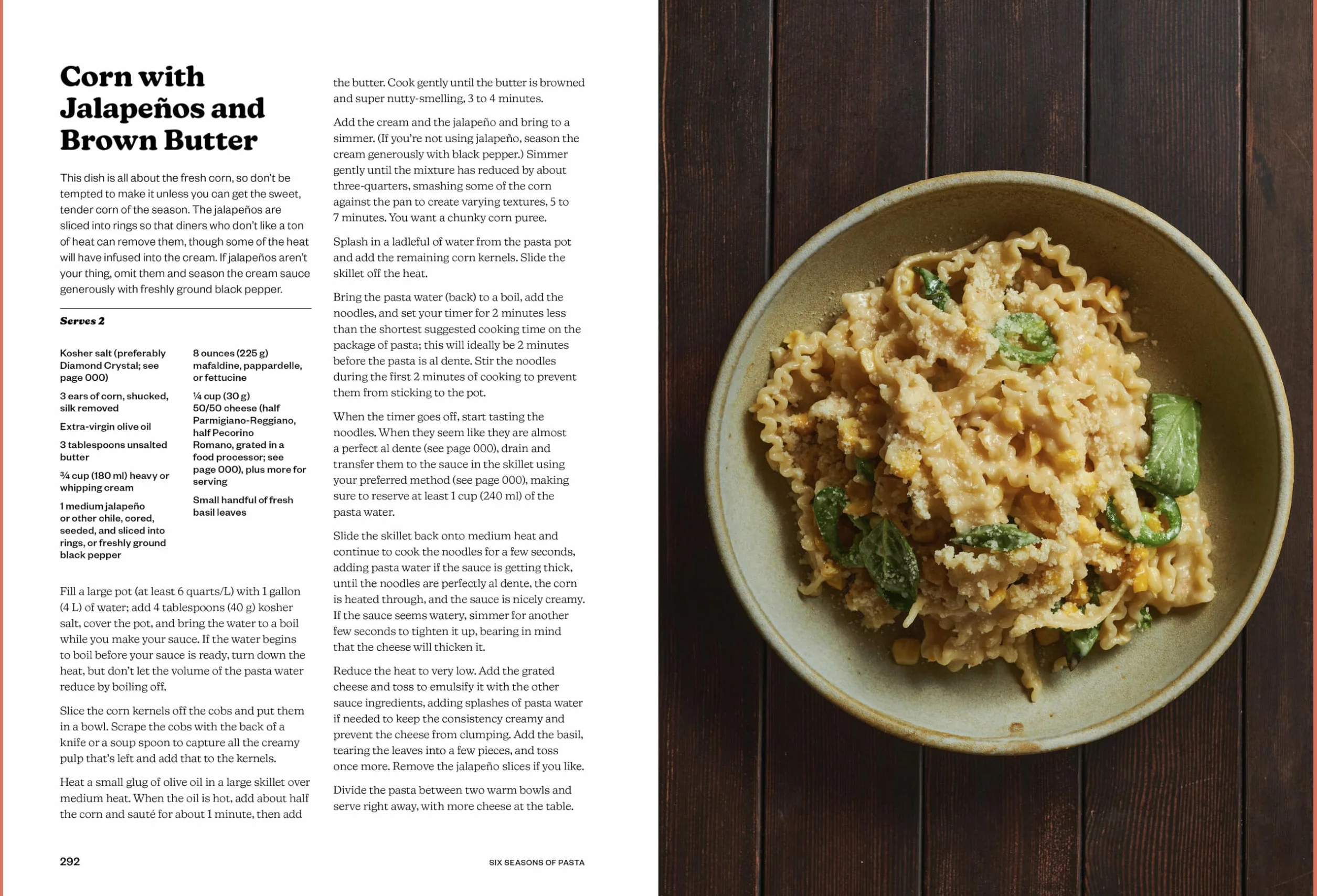 Six Seasons of Pasta: A New Way with Everyone's Favorite Food