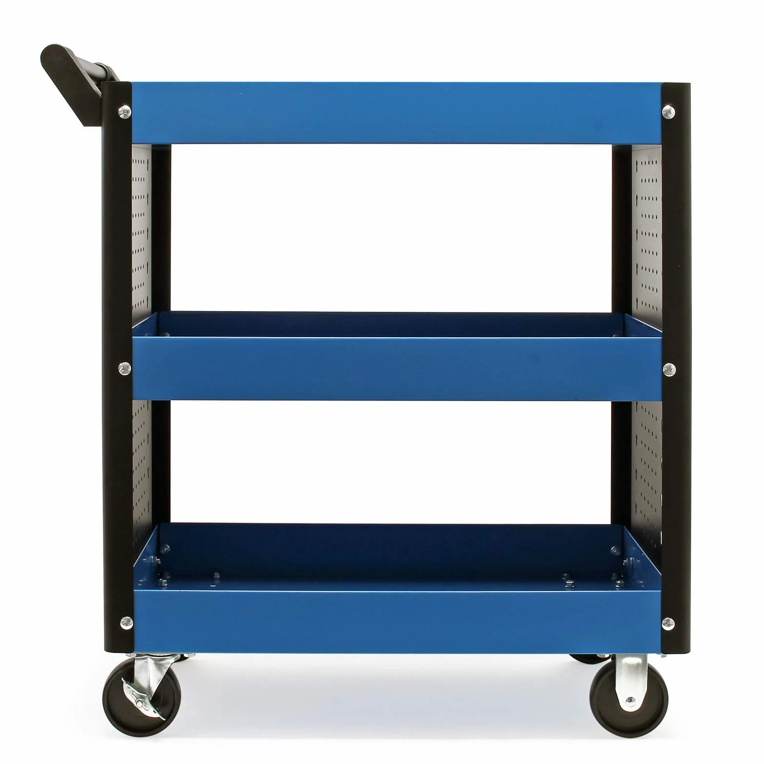 Wiltec Wózek warsztatowy stalowy 3 półki 83x38x90 cm 150 kg
