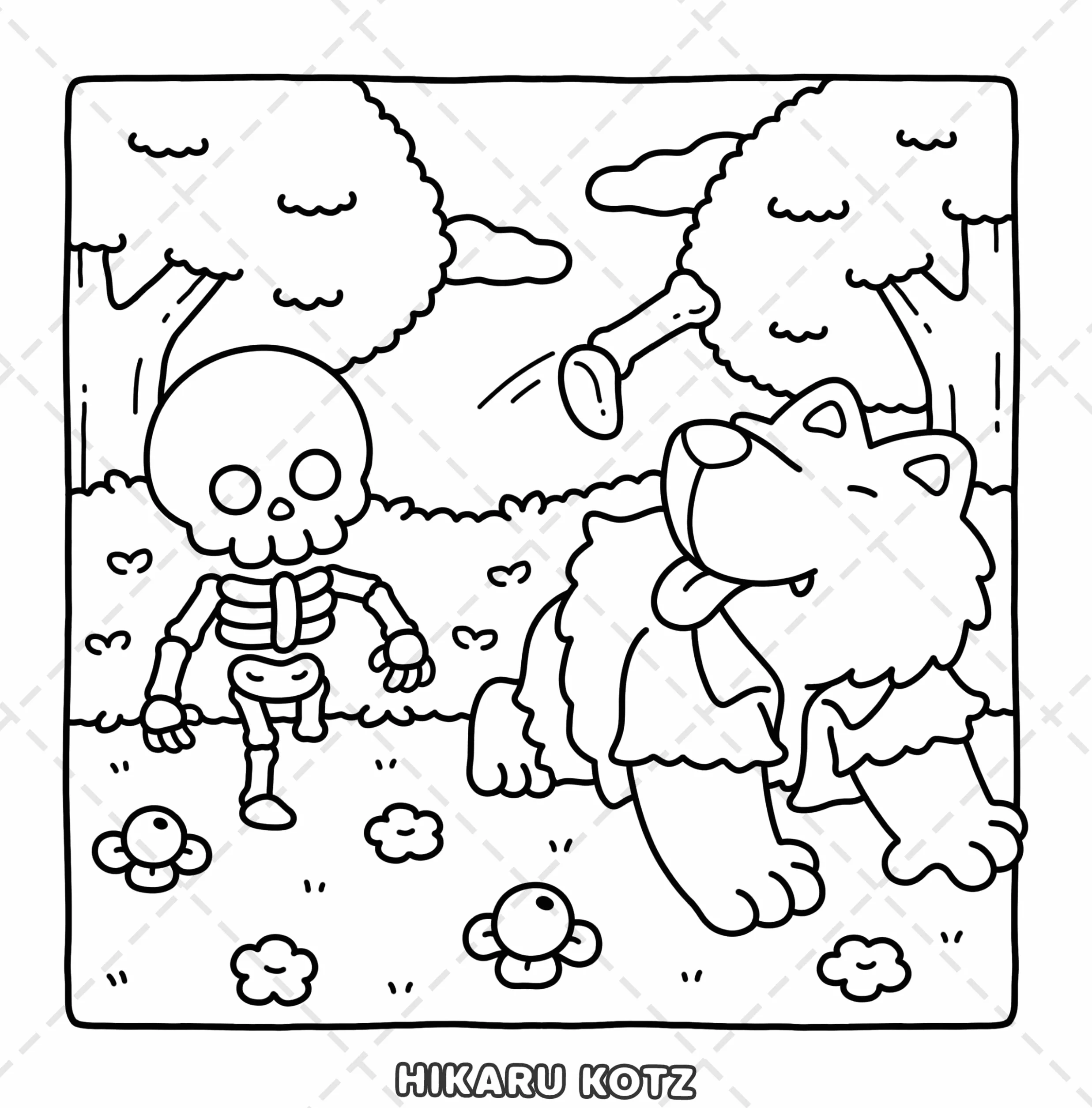 Silly Spooky: Cozy and Funny Coloring Book for Adults and Teens