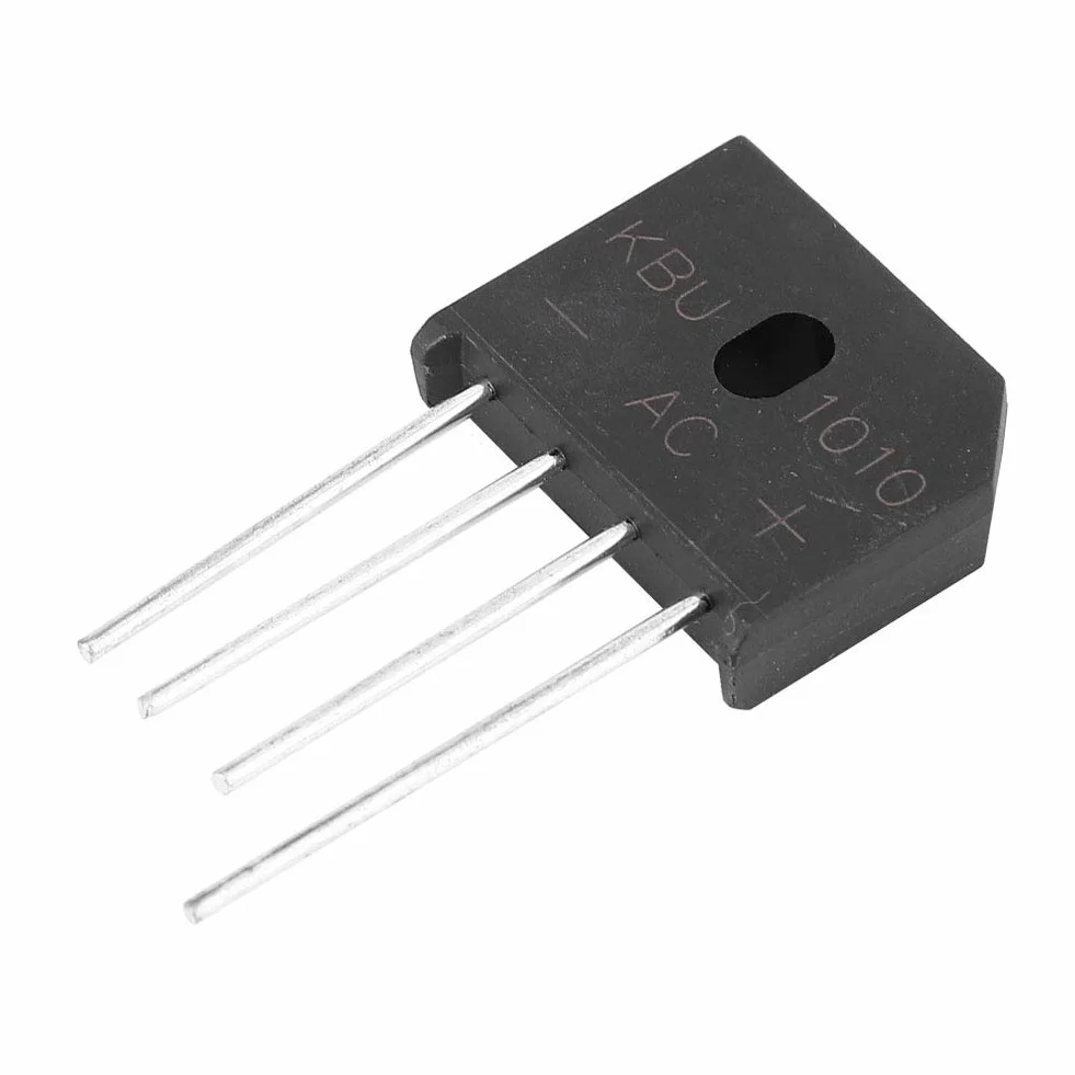 Mostek Prostowniczy Kbu1010 Dioda Ołowiana 1000V 10A Mostek Diodowy Do Obwodów Elektronicznych/Sprzętu Agd (1 Sztuka)