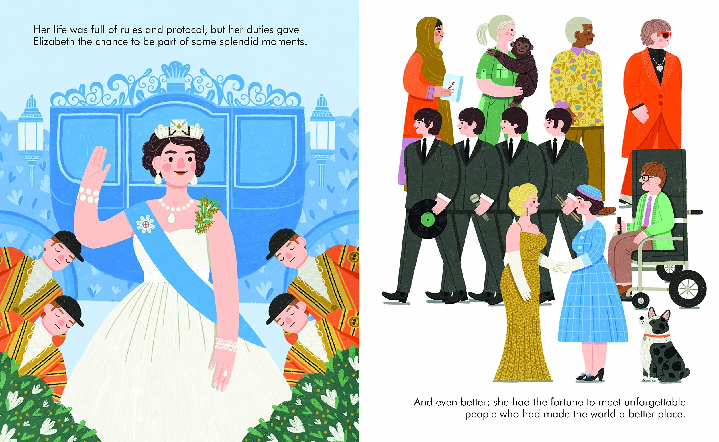 Little People Big Dreams Queen Elisabeth /anglais