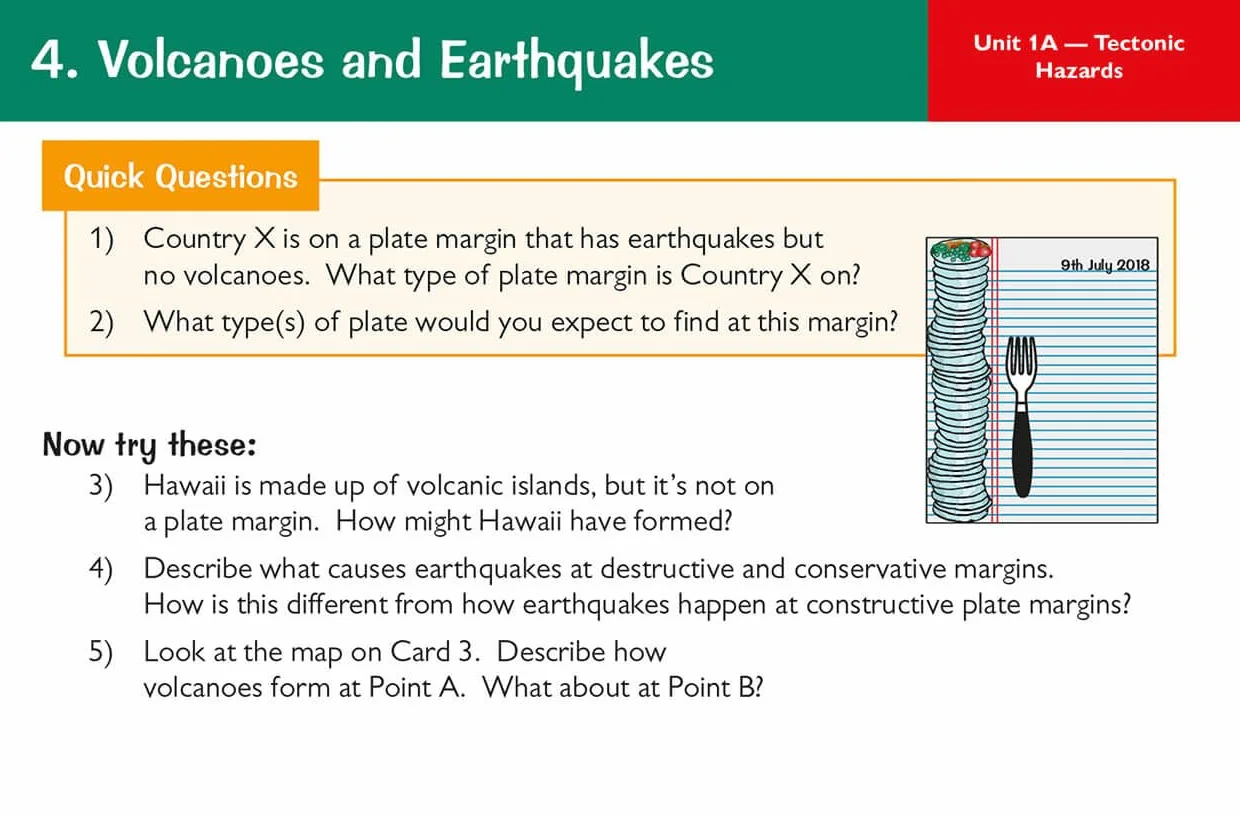 GCSE Geography AQA Revision Question Cards