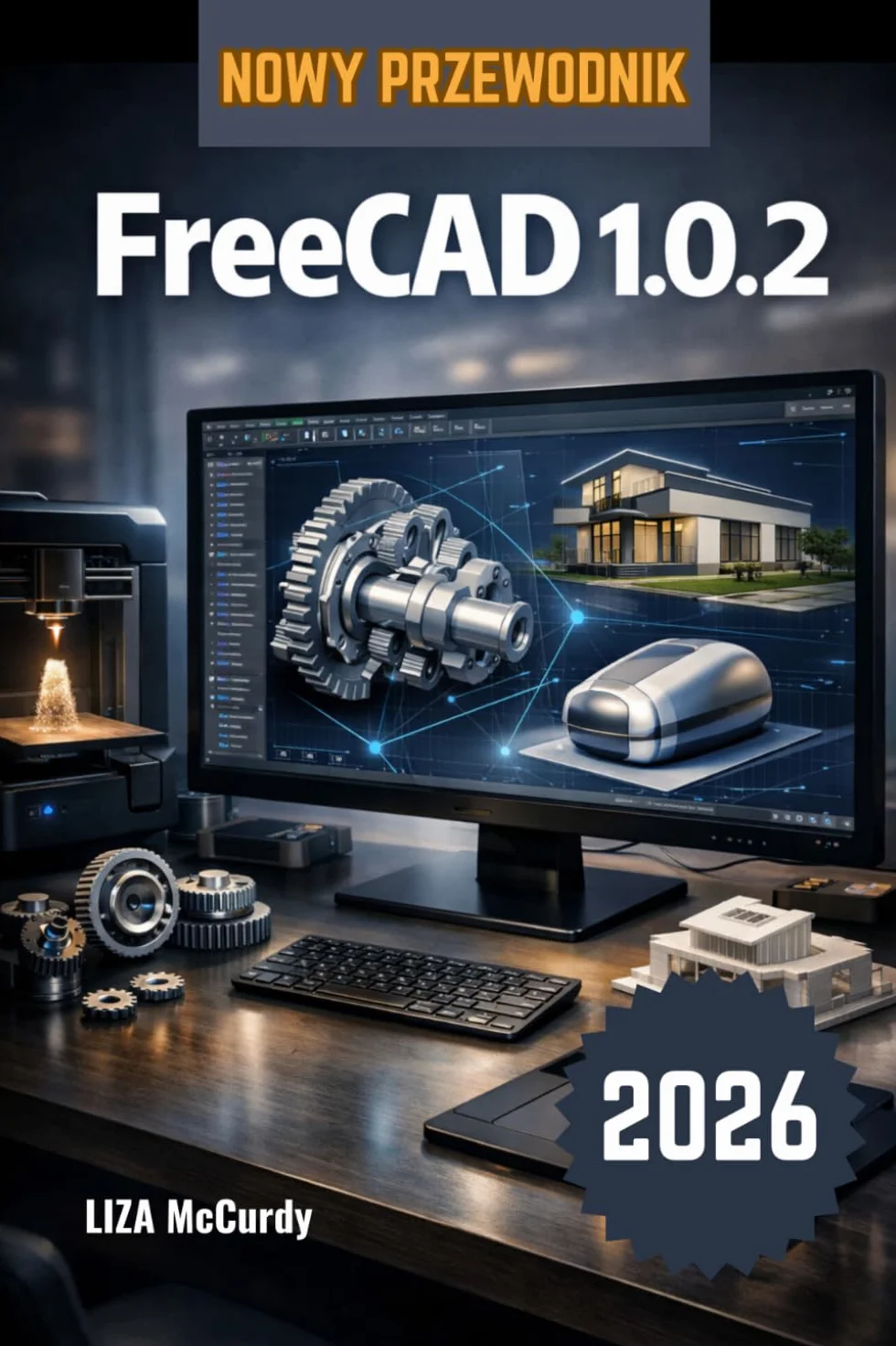 FreeCAD 1.0.2 Instrukcja użytkownika 2026.: Jak tworzyć własne obiekty 3D i rzeczywiste produkty na komputerze – proste kroki od pierwszego pomysłu do ... czemu możesz bezpłatnie budować maszyny