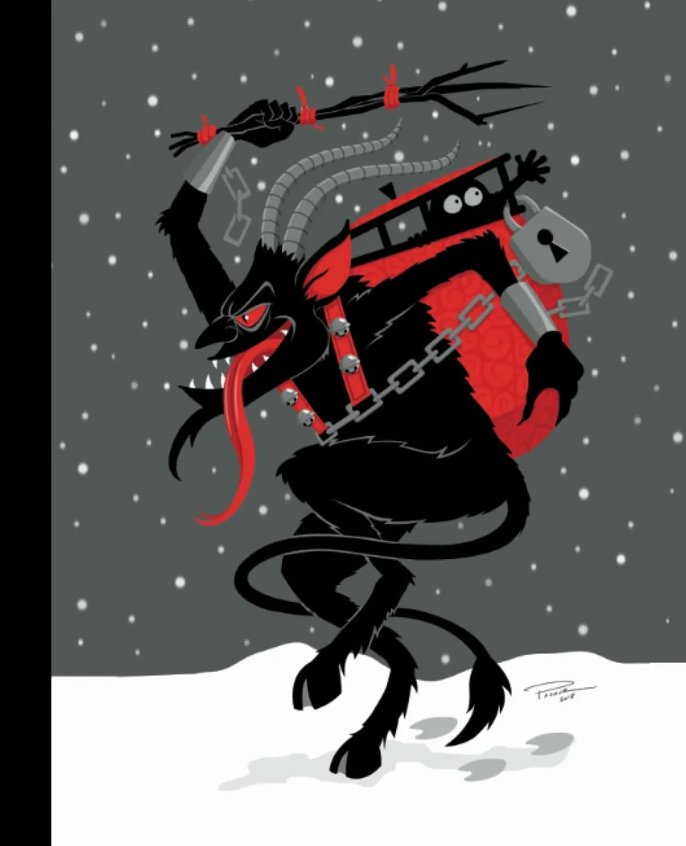 Krampus Composition Notebook: | Krampusnacht | Dark Christmas | Naughty List | Krampus Night