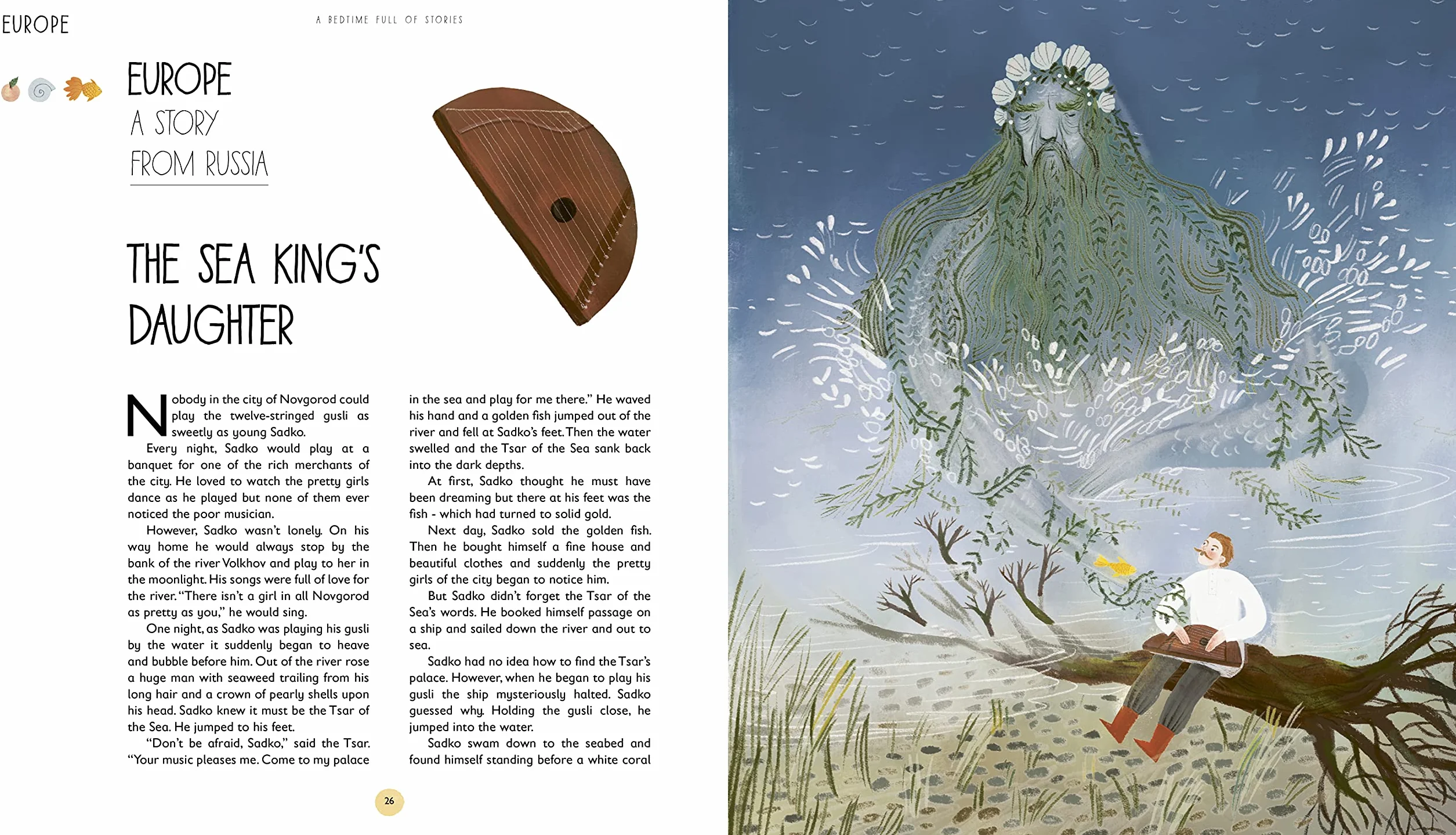A Bedtime Full of Stories: 50 Folktales and Legends from Around the World (Volume 7)