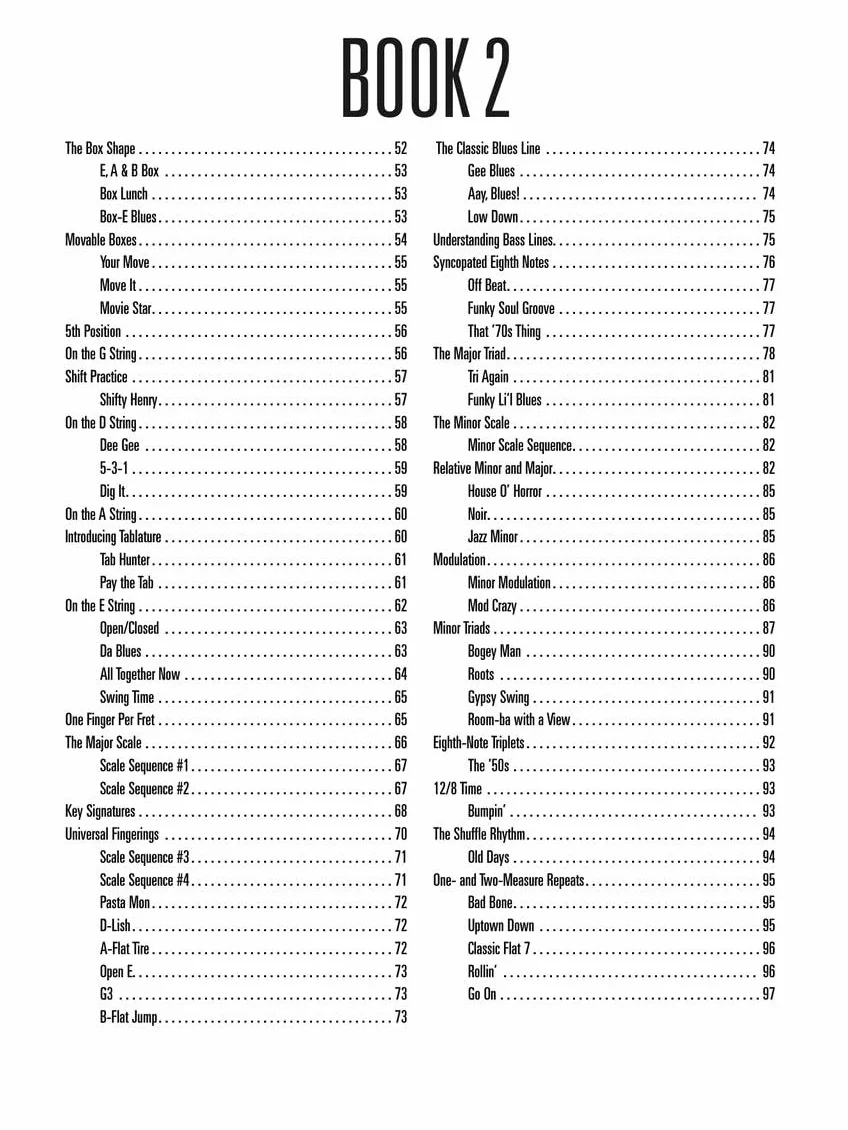 Hal leonard electric bass method - complete ed. - contains books 1,2, and 3 -