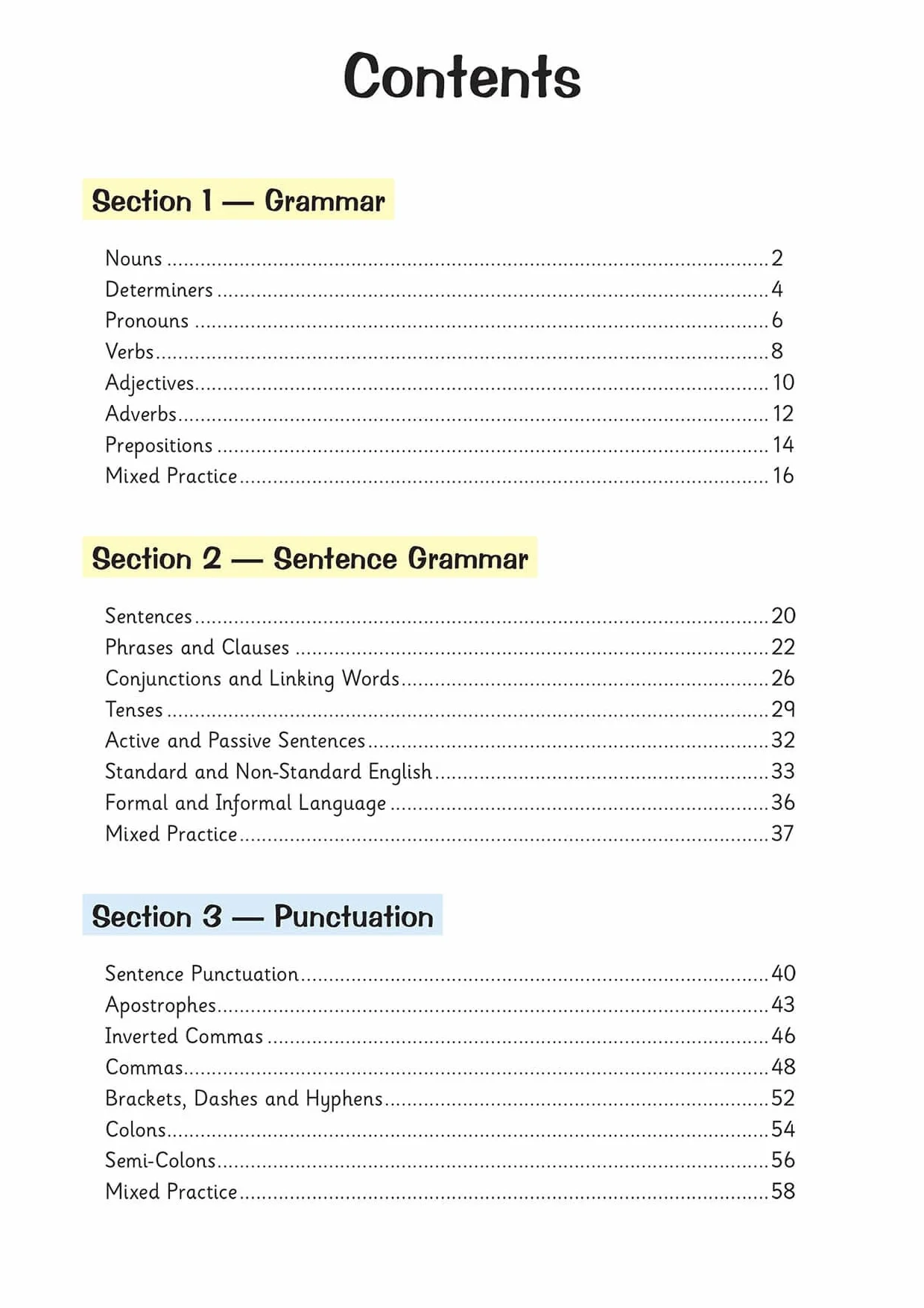 KS2 English Grammar Punctuation and Spelling Workbook Ages 7-11