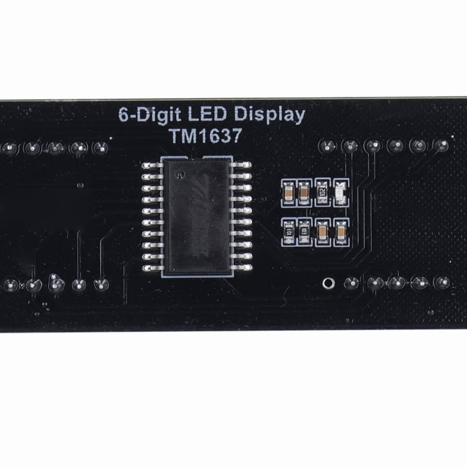 5V 2Pin IO 6 Cyfr 7 Segmentowy Moduł LED 0.56in Wyświetlacz LED Cyfrowy Moduł w Kształcie Tuby TM1637 Rurka Wyświetlacza Sterownika dla DIY Komponentów Elektronicznych