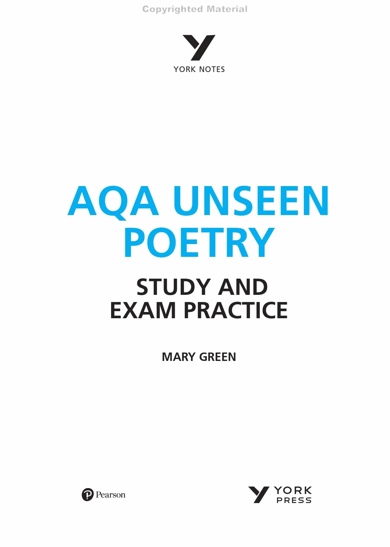 AQA English Literature Unseen Poetry Study and Exam Practice York Notes GCSE - for 2026, 2027 exams: York Notes Series
