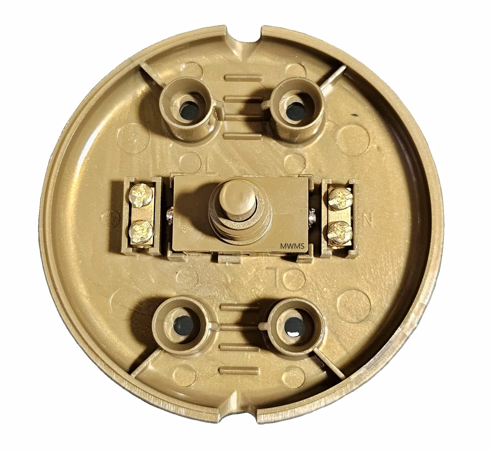 Przełącznik nożny z kontaktami śrubowymi, 1-biegunowy, 2 A 250V, złoty, przełącznik do lamp