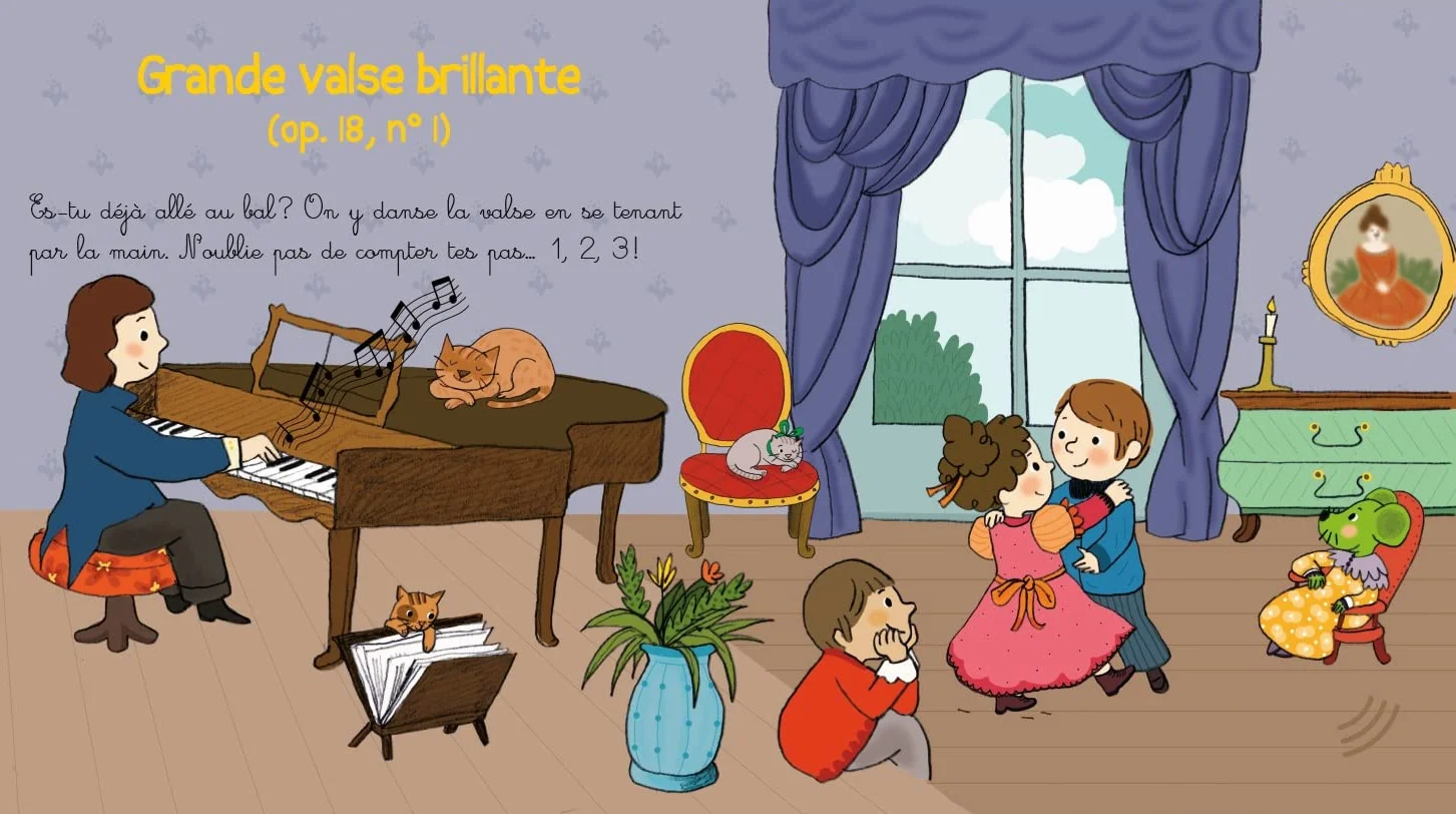 Mon petit Chopin – Livre sonore avec 6 puces – Dès 1 an: Mes Premiers Livres Sonores