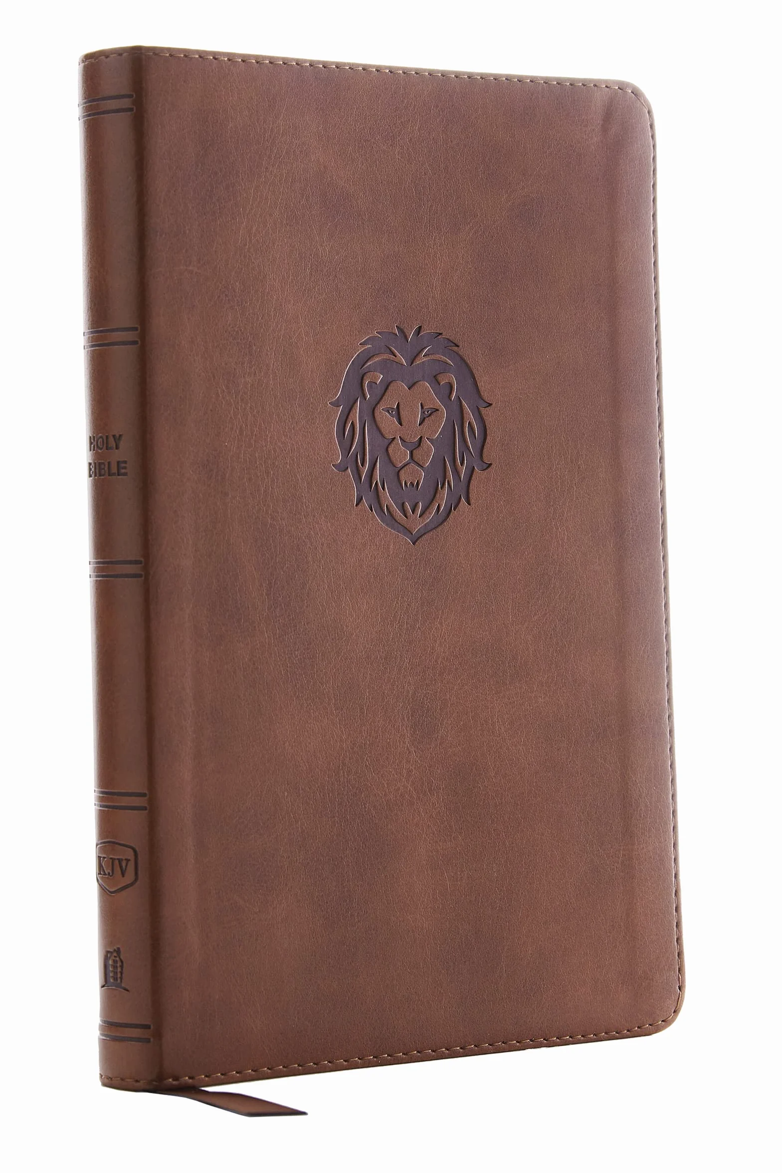 Kjv Thinline Bible Youth Edition Leathersoft Brown Red Letter Comfort Print