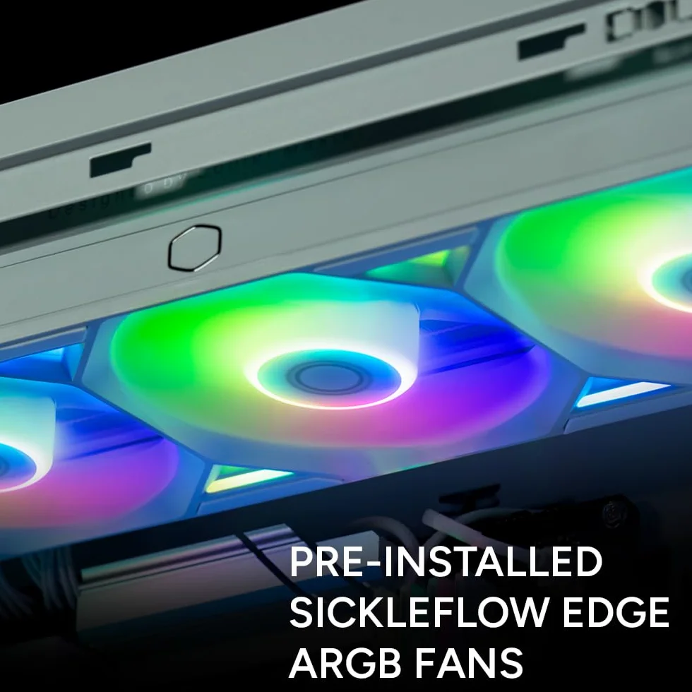Cooler Master MasterLiquid 360 Atmos II - Prozessor-Fl?ssigkeitsk?hlsystem - K?hlergr??e: 360 mm - (f?r: LGA1851, LGA1700, LGA1200, LGA1151, LGA1150, LGA1156, AM4, AM5)