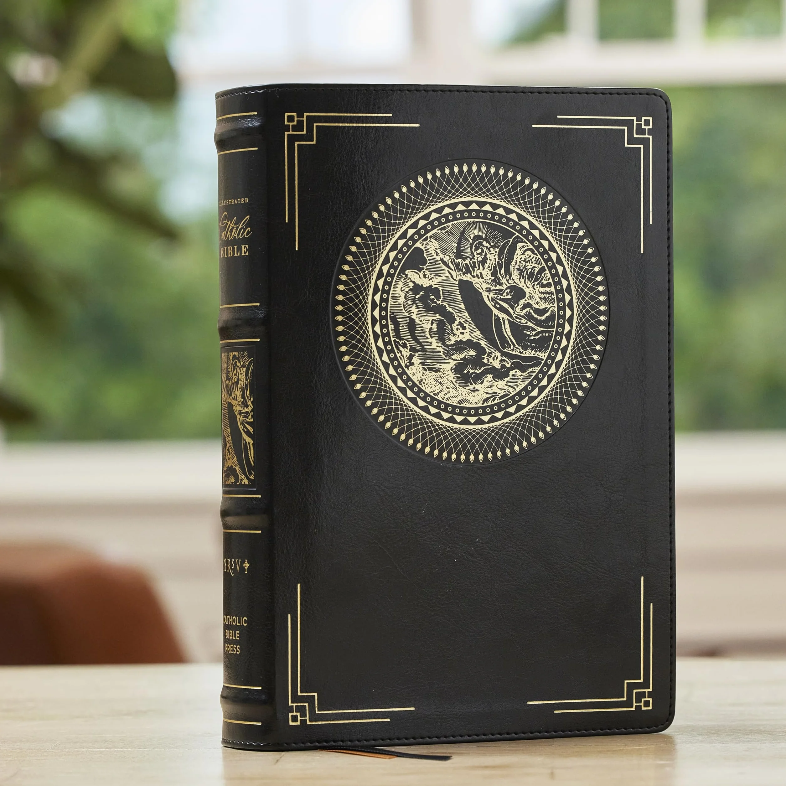 Nrsvce, Illustrated Catholic Bible, Leathersoft, Comfort Print: Holy Bible