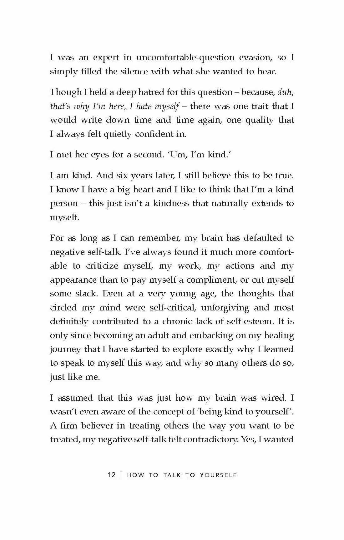 How to Talk to Yourself: From Self-Doubt to Self-Confidence