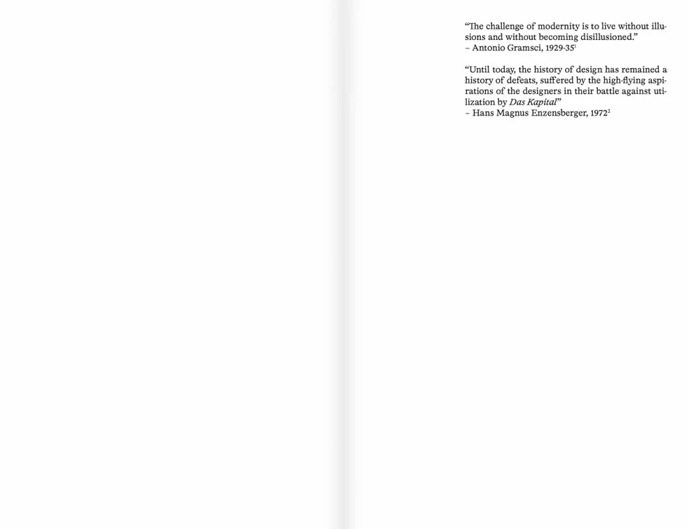 What Design Can't Do: Essays on Design and Disillusion