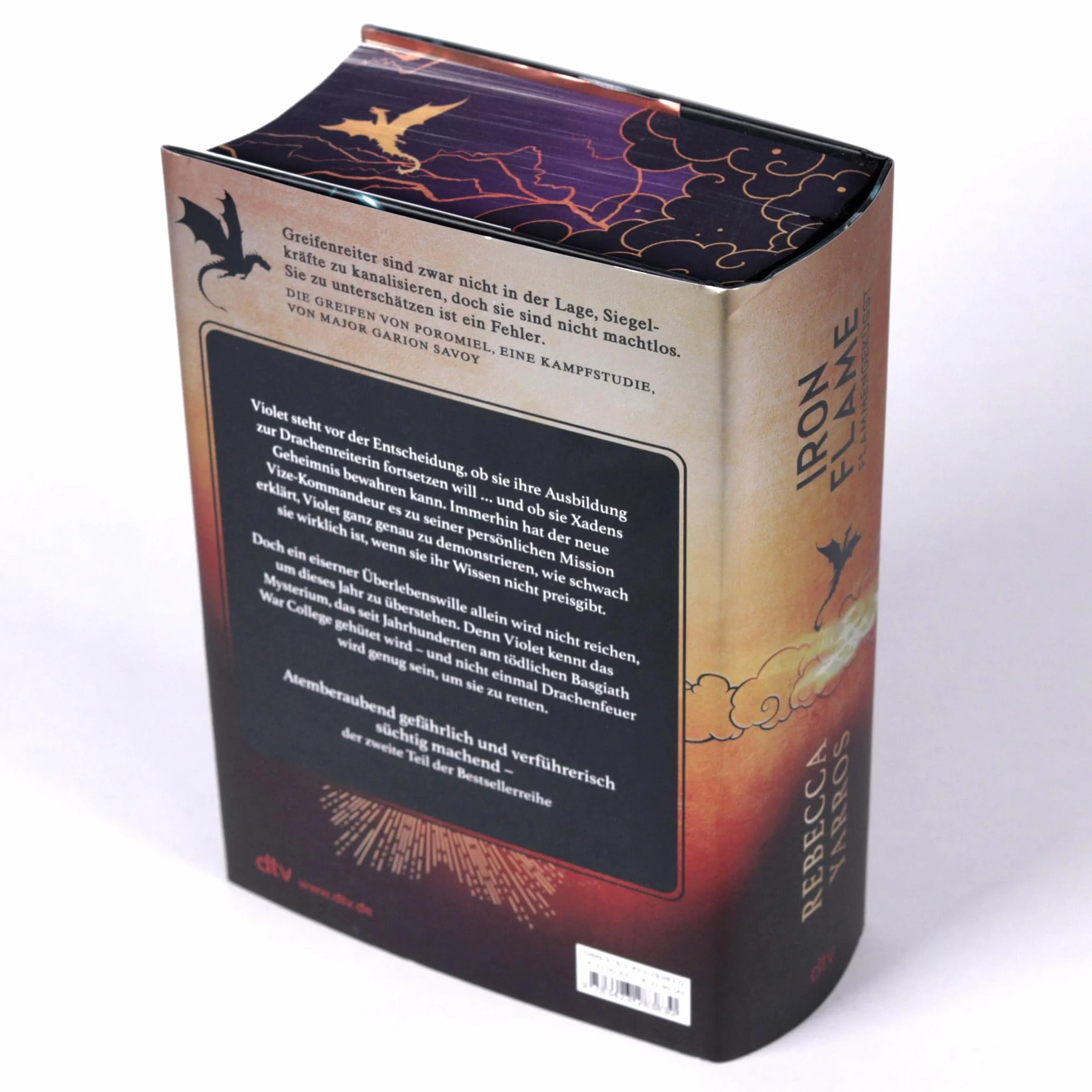 Iron Flame – Flammengeküsst: Deluxe-Ausgabe mit Farbschnitt Roman 2 Fourth Wing