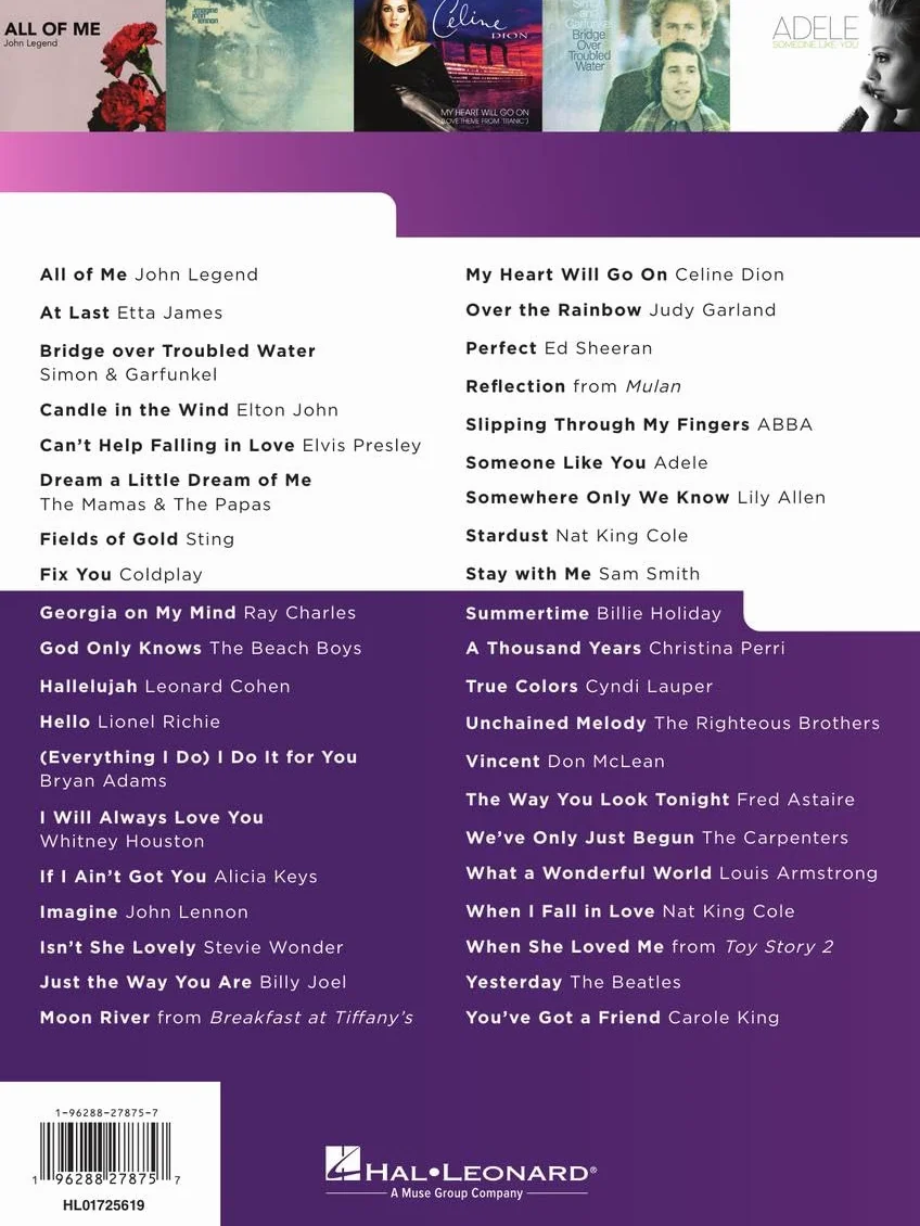 40 of the Most Beautiful Songs Ever: Really Easy Piano Series with Lyrics & Performance Tips