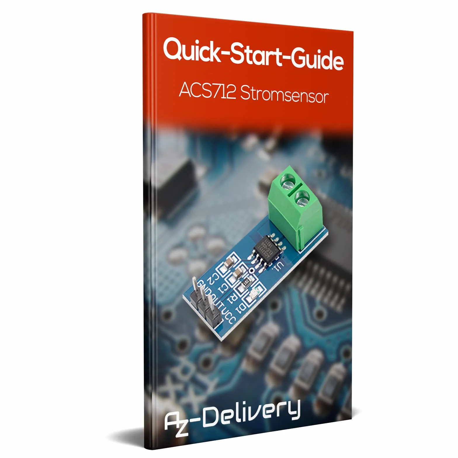 AZDelivery ACS712 20A Czujnik Prądu Moduł dla Arduino