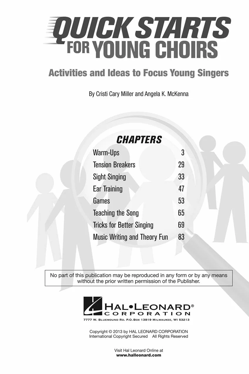 Quick Starts for Young Choirs: Activities and Ideas to Focus Your Singers