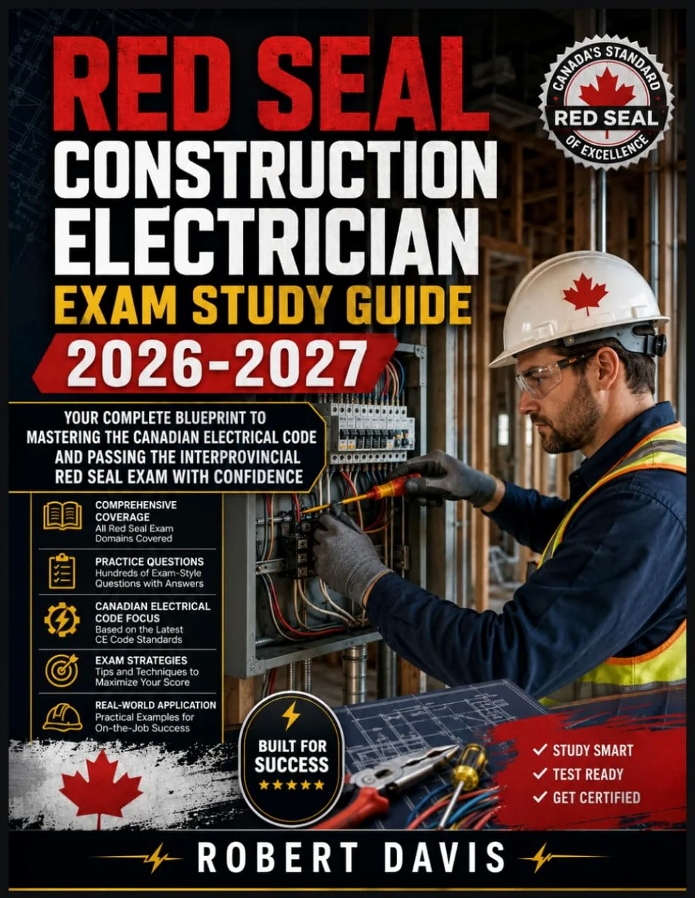 RED SEAL CONSTRUCTION ELECTRICIAN EXAM STUDY GUIDE 2026-2027: Your Complete Blueprint to Mastering the Canadian Electrical Code and Passing the Interprovincial Red Seal Exam with Confidence