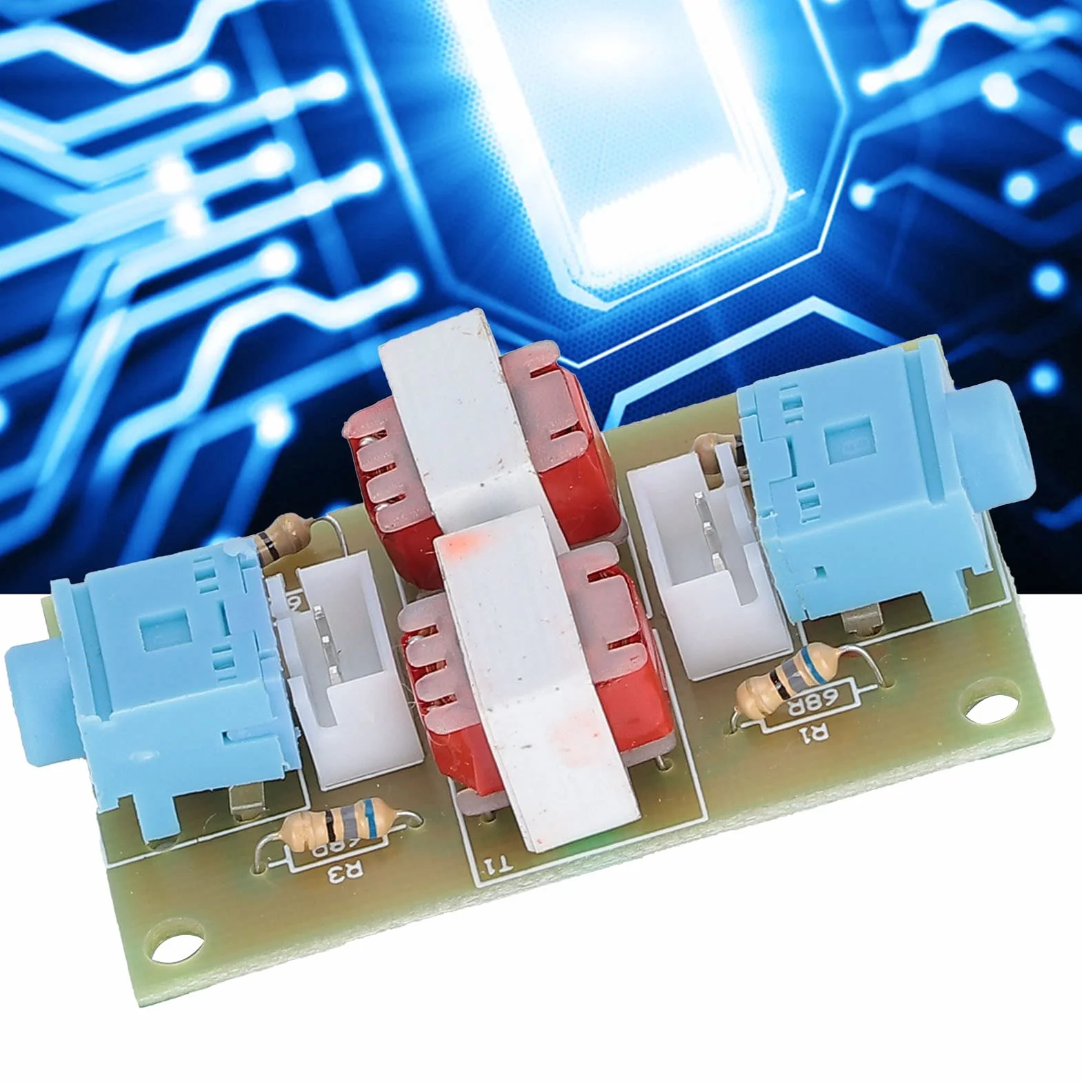 Moduł Izolujący Dźwięk Stereofoniczny z redukcją Szumów, Port 3,5 Mm XH-M372, Współczynnik Obrotu Izolacji Transformatora 600:600, Bezstratna Moc Wyjściowa, Wysoka czułość, Mały