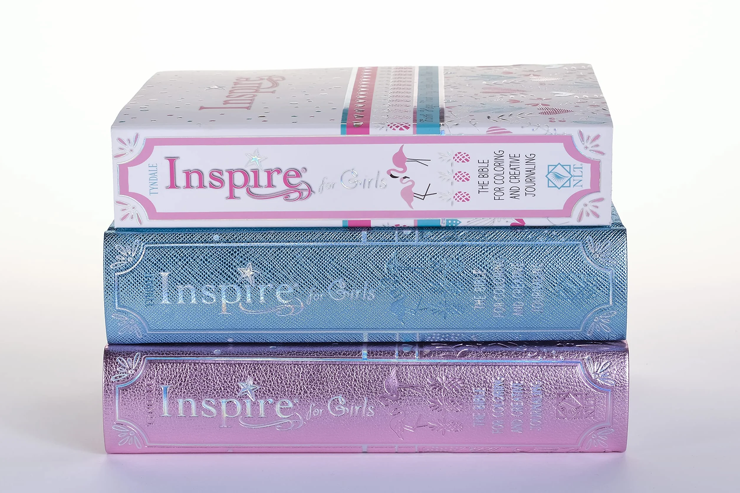 Inspire Bible for Girls New Living Translation Coloring Creative Journaling