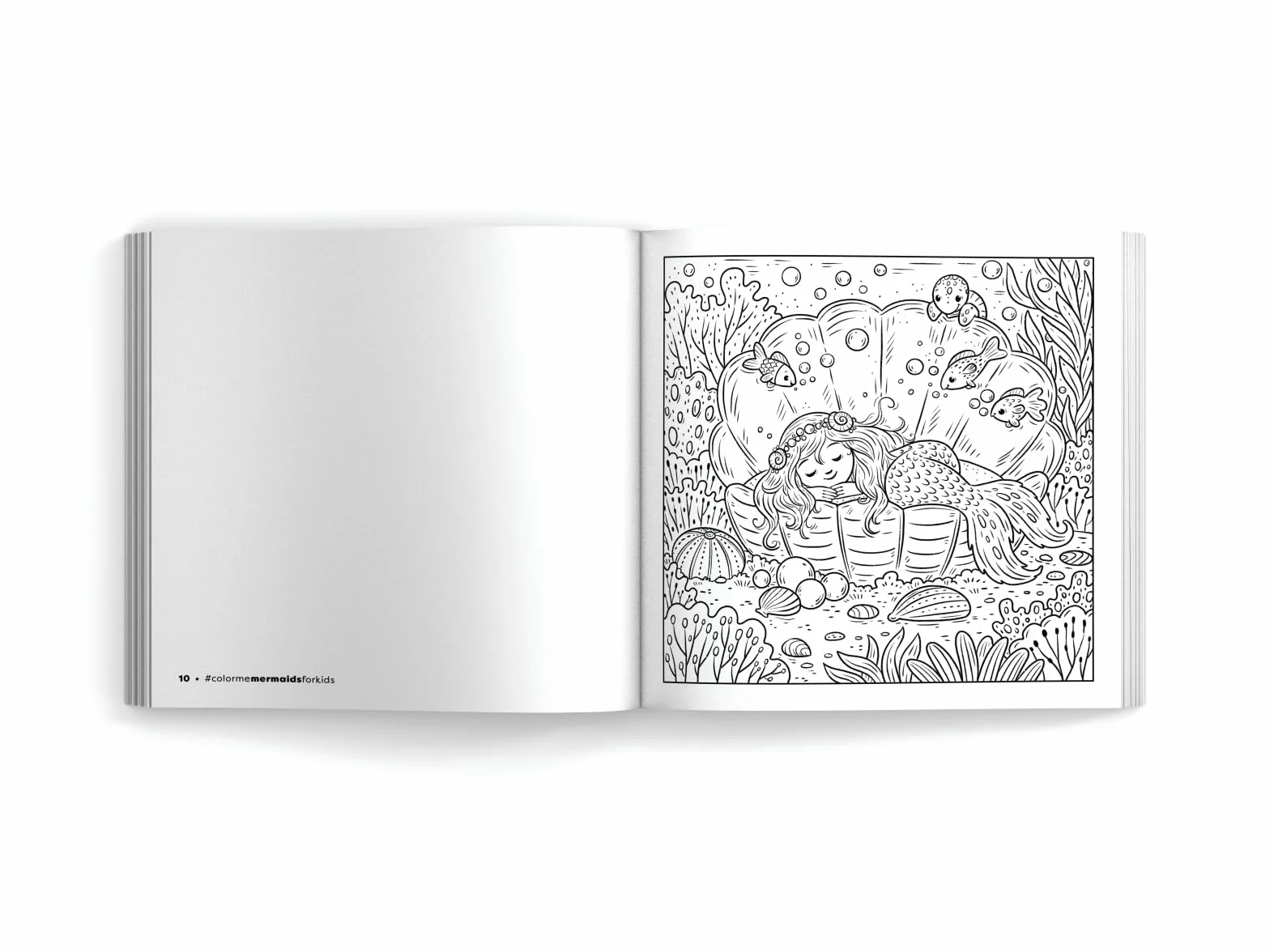 Color Me Mermaids (for Kids!): 30 Magical Coloring Pages