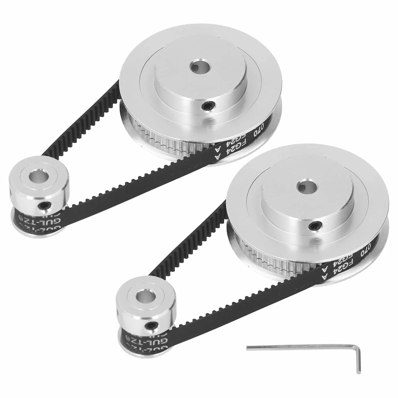 Koło Synchroniczne 60 Zębów 20mm Stop Aluminium Akcesoria Drukarek 3D