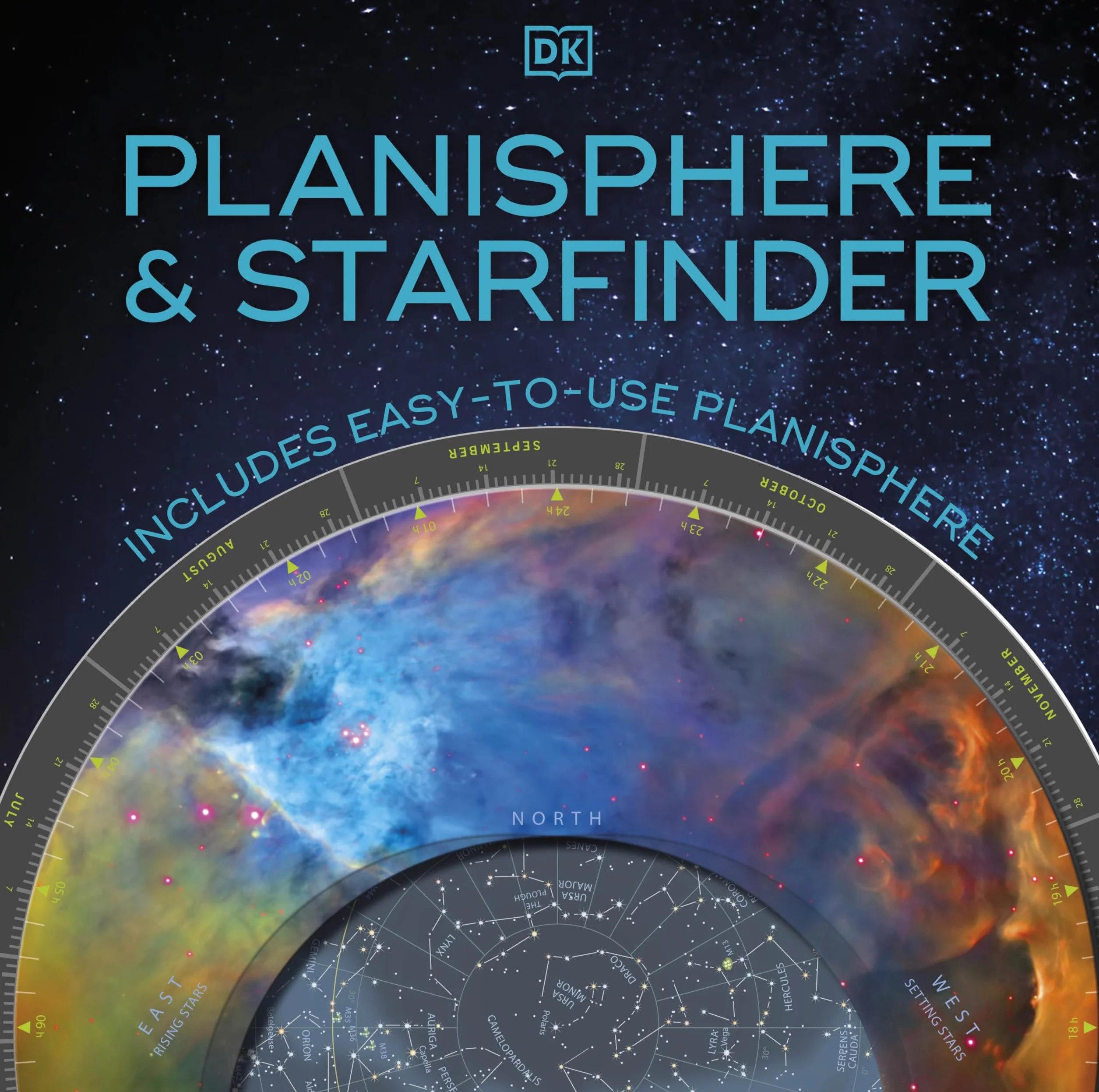 Planisphere and Starfinder with Easy-to-Use Planisphere