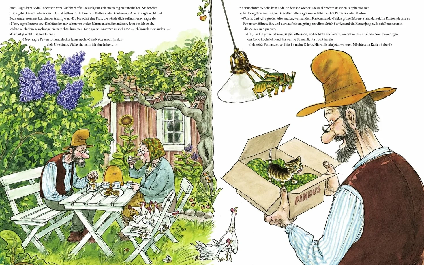 Pettersson und Findus. Wie Findus zu Pettersson kam: Riesen-Pappbilderbuch