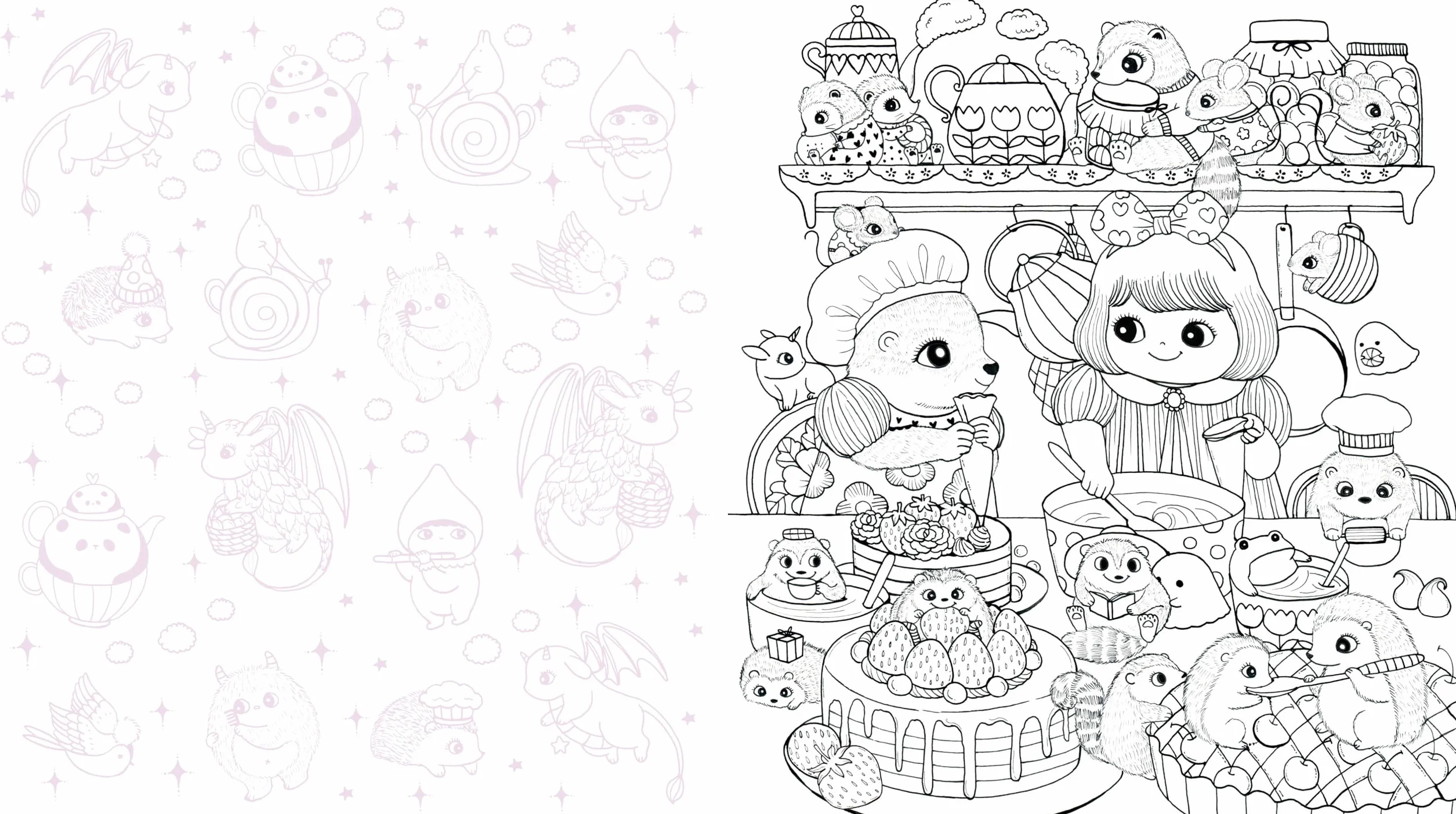 Lulu's House of Wonder Coloring Book: Step Inside & Color Fantastical Creatures & Cozy Scenes