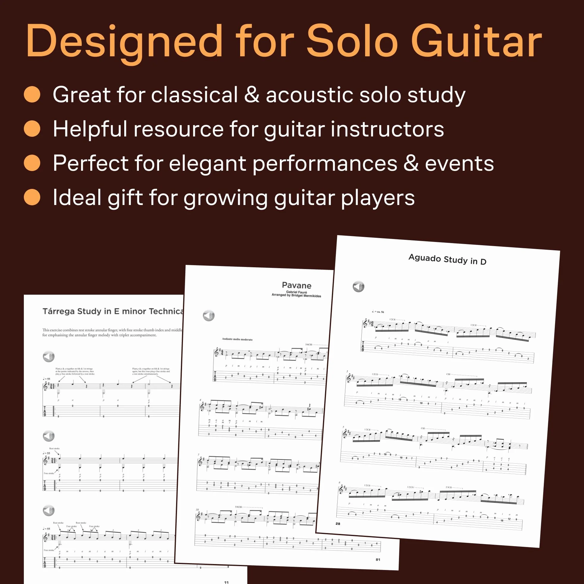 The Classical Guitar Compendium - Classical Masterpieces Arranged for Solo Guitar (Tablature Edition) Book/Online Audio