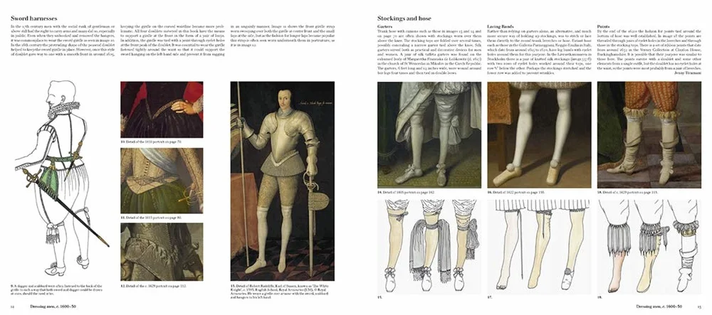 17th-Century Men's Dress Patterns 1600 - 1630 (Victoria and Albert Museum)