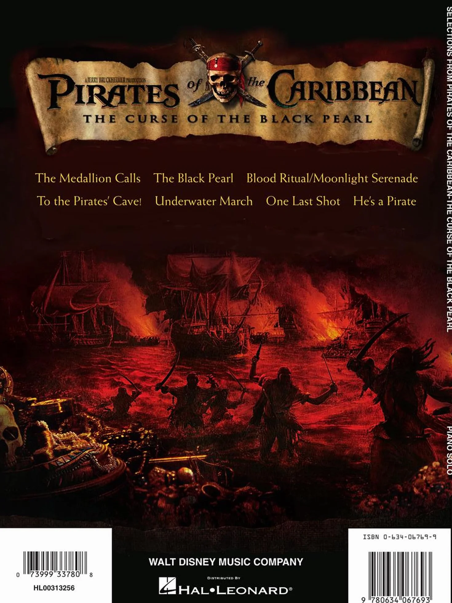 Klaus badelt : pirates of the caribbean - the curse of the black pearl - piano solo songbook