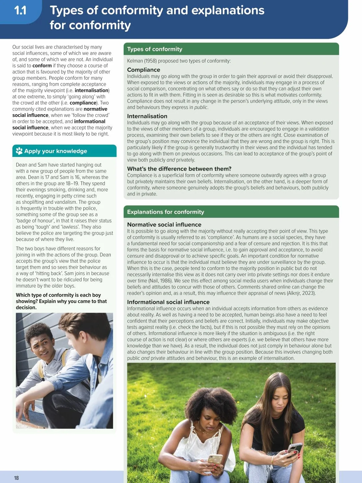 AQA Psychology A Level Year 1 AS Student Book 6th Edition